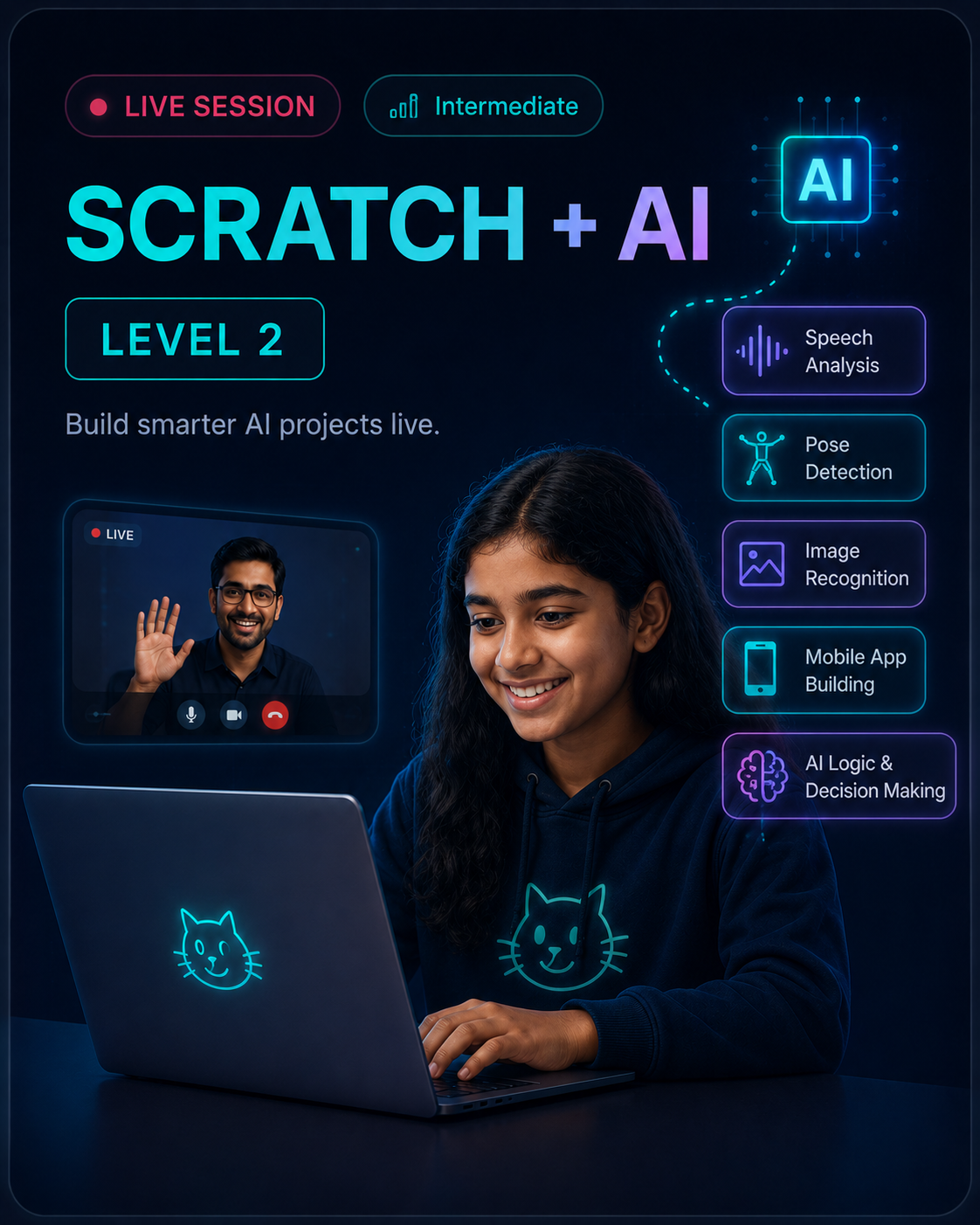 Scratch + AI — Level 2 Live