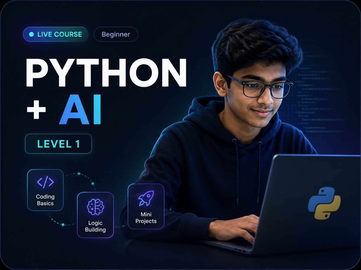 Python + AI – Level 1 Live
